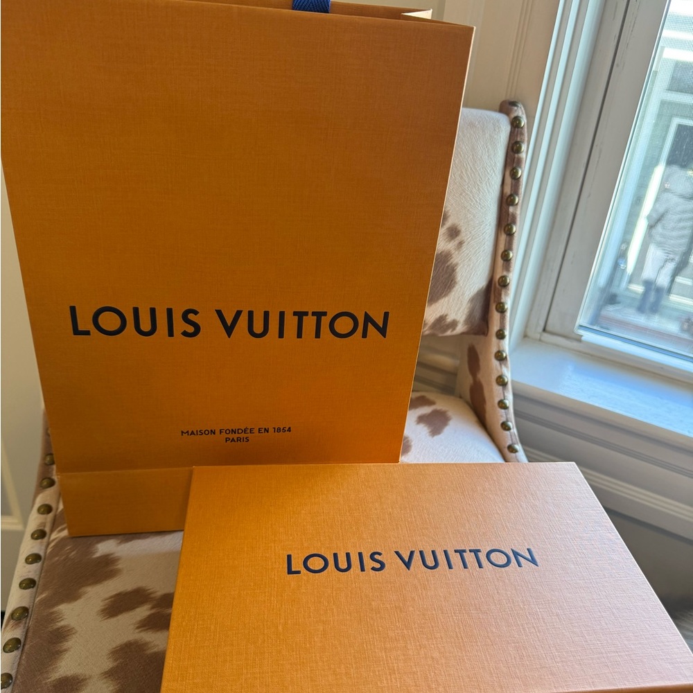 Brand new authentic Louis Vuitton bag, box and duster bag. In perfect condition